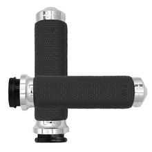 Load image into Gallery viewer, Fly By Wire Throttle Memory Foam Grip Chrome