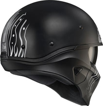 Load image into Gallery viewer, Covert X Open Face Helmet Tribe Matte Black/White Xl