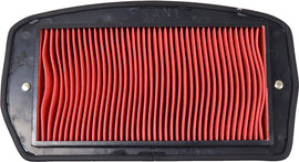 EMGO air filter showing a clean rectangular filter element with black frame for motorcycle or vehicle air intake system