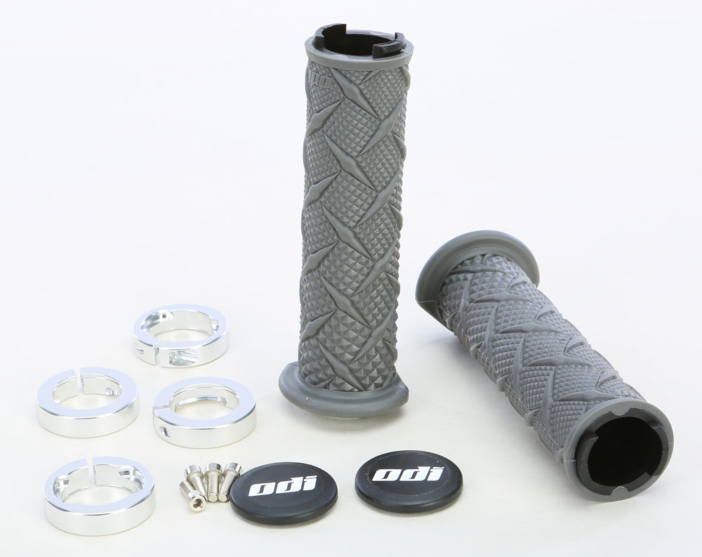 Atv X Treme Lockon Grip Silver