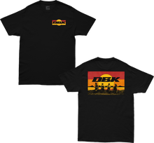 Load image into Gallery viewer, Sunday Stripe Tee Black 2x