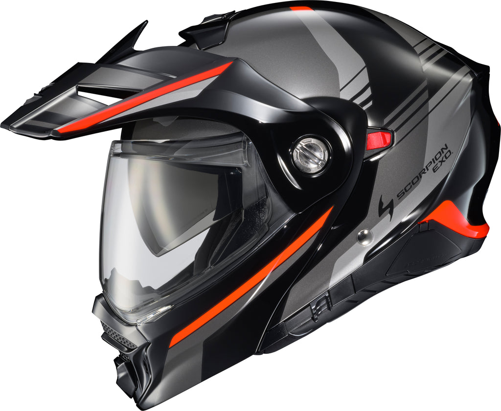 Exo At960 Modular Helmet Monk Black/Red 2x