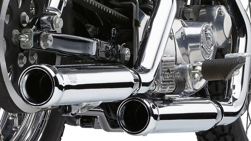 3" Nh Series Slip Ons Chrome Sportsters 91 03