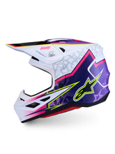 Load image into Gallery viewer, S M7 Blaster Helmet Ece06/Dot Prpl/Pink/Wht Glossy Sm