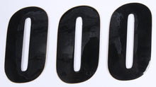 Load image into Gallery viewer, Number 0 Black 4" 3/Pk