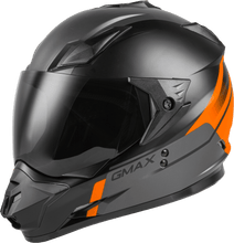 Load image into Gallery viewer, Gm 11 Dual Sport Scud Helmet Matte Black/Orange/Grey Lg