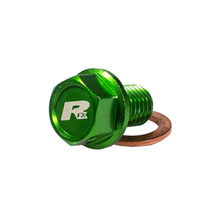 Load image into Gallery viewer, Magnetic Drain Bolt Green Kaw