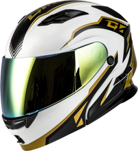 Load image into Gallery viewer, Md 01 Volta Helmet White/Gold/Black Metallic Xs
