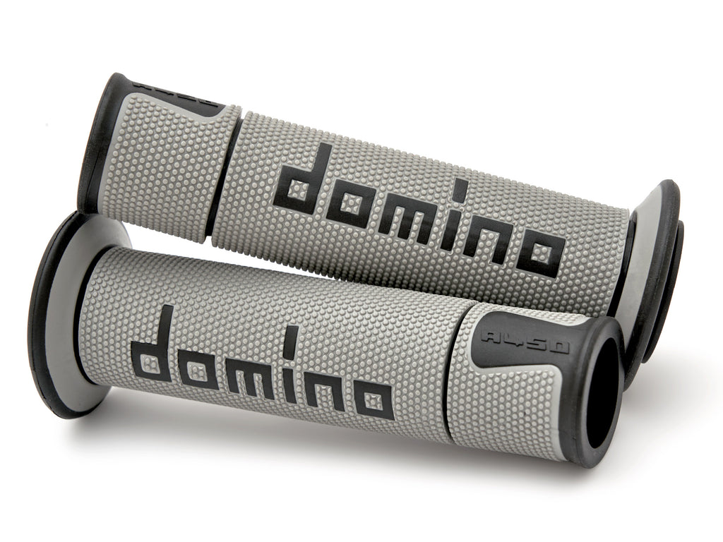 A450 Road Racing Grips Grey/Black Pair