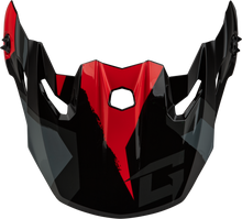 Load image into Gallery viewer, Mx 96 Splinter Visor W/Screws Black/Red