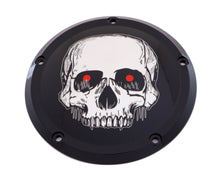 Load image into Gallery viewer, 7   Tc Derby Cover Skull Black