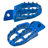 ZETA Aluminum Footpegs Yam Blue 634-3205B