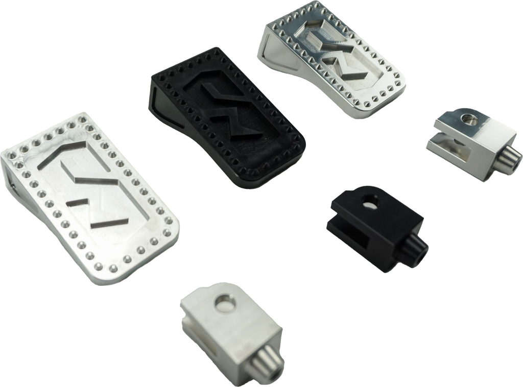 Mx "S"  Foot Peg Raw Billet Aluminum