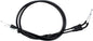 Black Vinyl Throttle Push Pull Cable Set