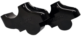 Black ROX Handlebar Riser 1.5 inch, designed for mountain bikes, showing the riser with mounting holes and textured finish.