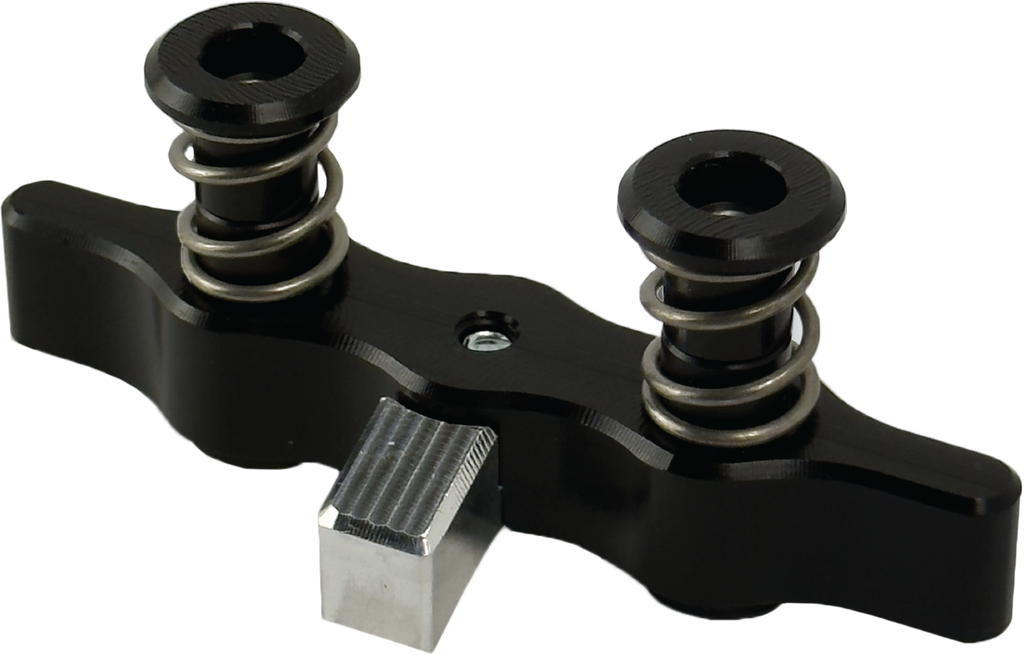Black Tamer Double Button X Wing suspension component with dual buttons for secure installation, designed by TAMER.