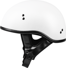 Load image into Gallery viewer, .357 Solid Half Helmet Matte White Xs