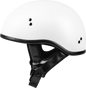 .357 Solid Half Helmet Matte White Xl