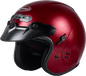 Gm 32 Open Face Helmet Candy Red Md