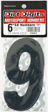 Load image into Gallery viewer, #9 6" Black Super X Digits 3/Pk