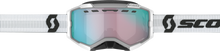 Load image into Gallery viewer, Fury Goggle Snow Cross White W/Enh Aqua Chrome
