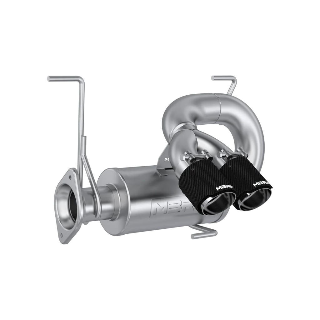 Single Slip On System W/ 6" Perf. Muff W/ Cat. Conv.