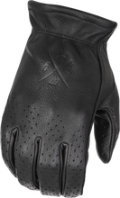 Load image into Gallery viewer, Louie Perforated Gloves Black Lg