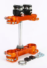 Load image into Gallery viewer, Rocs Tech Clamp Set Orange Ktm 14mm
