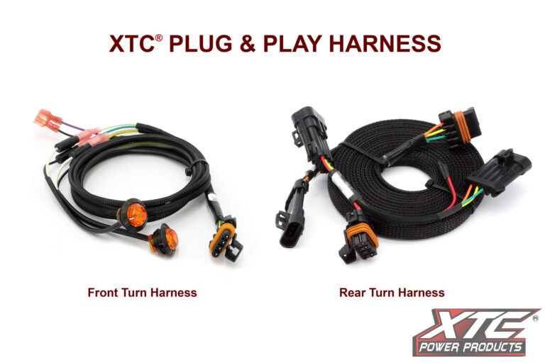 Auto Turn Signal Kit W/ Billet Lever And Front Drl Lights Pol