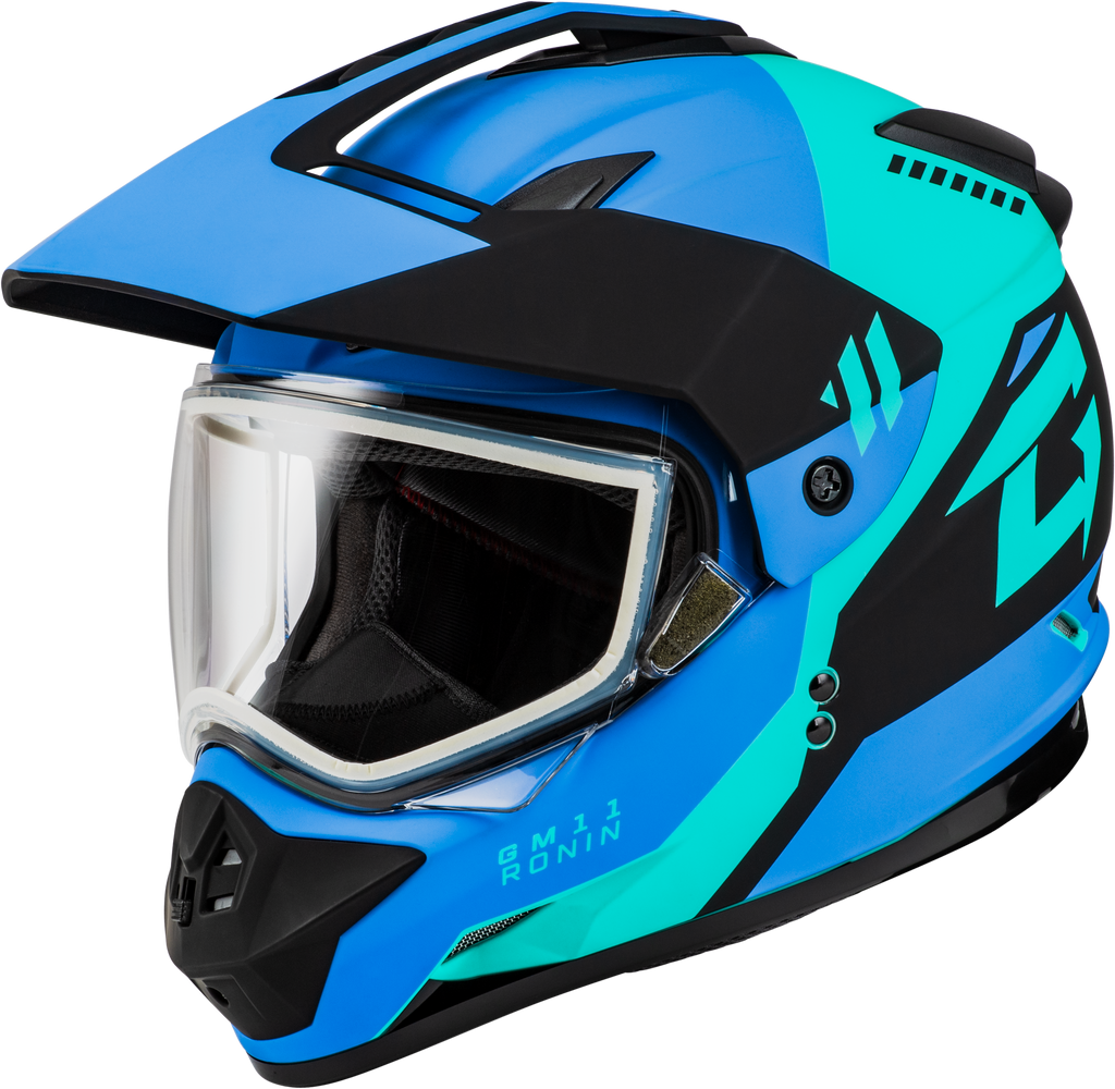 Gm 11s Ronin Snow Helmet Matte Black/Blue Sm