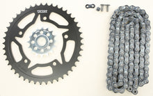 Load image into Gallery viewer, Sprocket/Chain Kit Stl/Stl 16/45t Sil Rx3 520 110l Blk