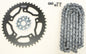 Sprocket/Chain Kit Stl/Stl 16/45t Sil Rx3 520 110l Blk