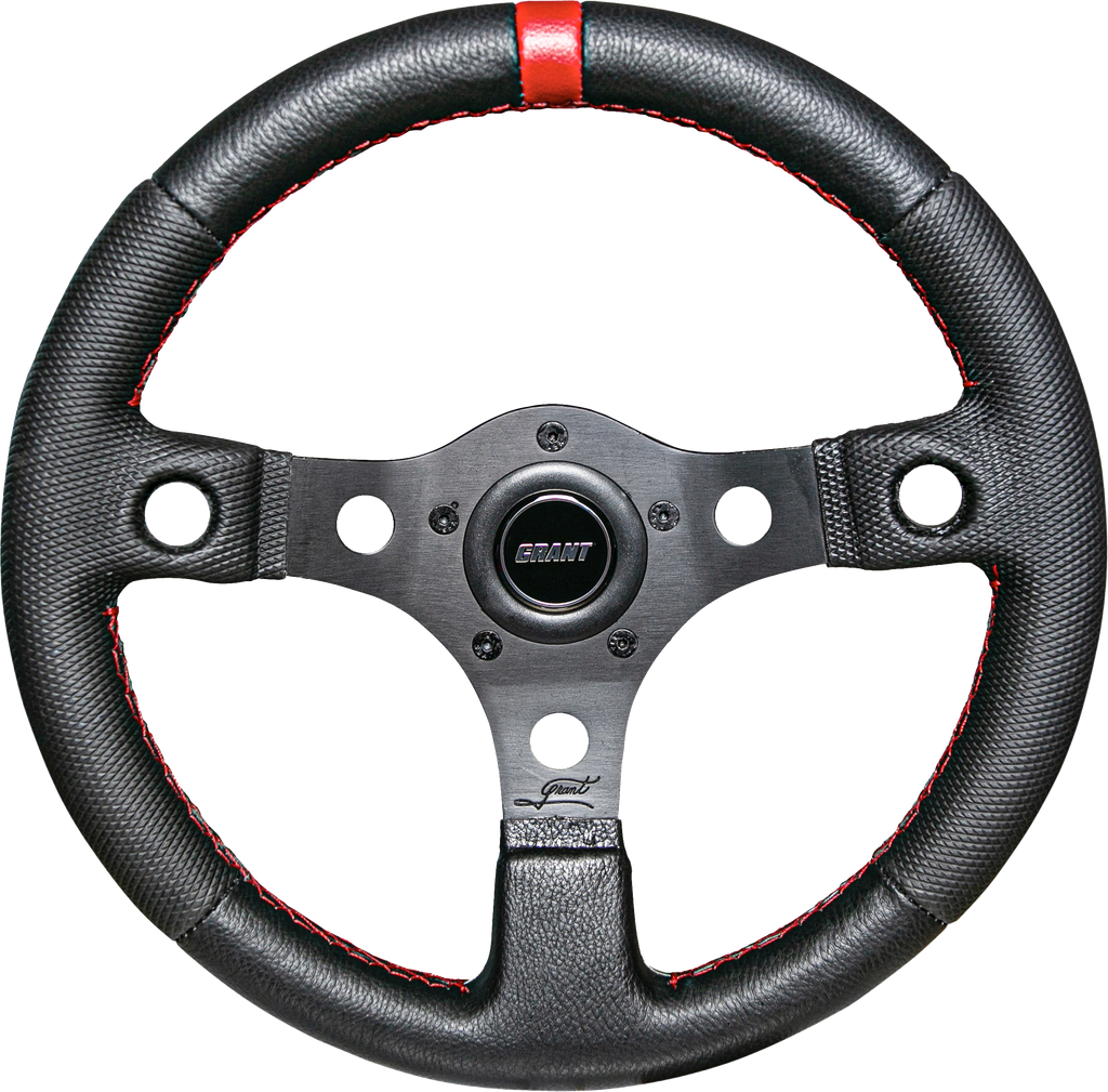 Competition Steering Wheel Black/Red W/Inserts