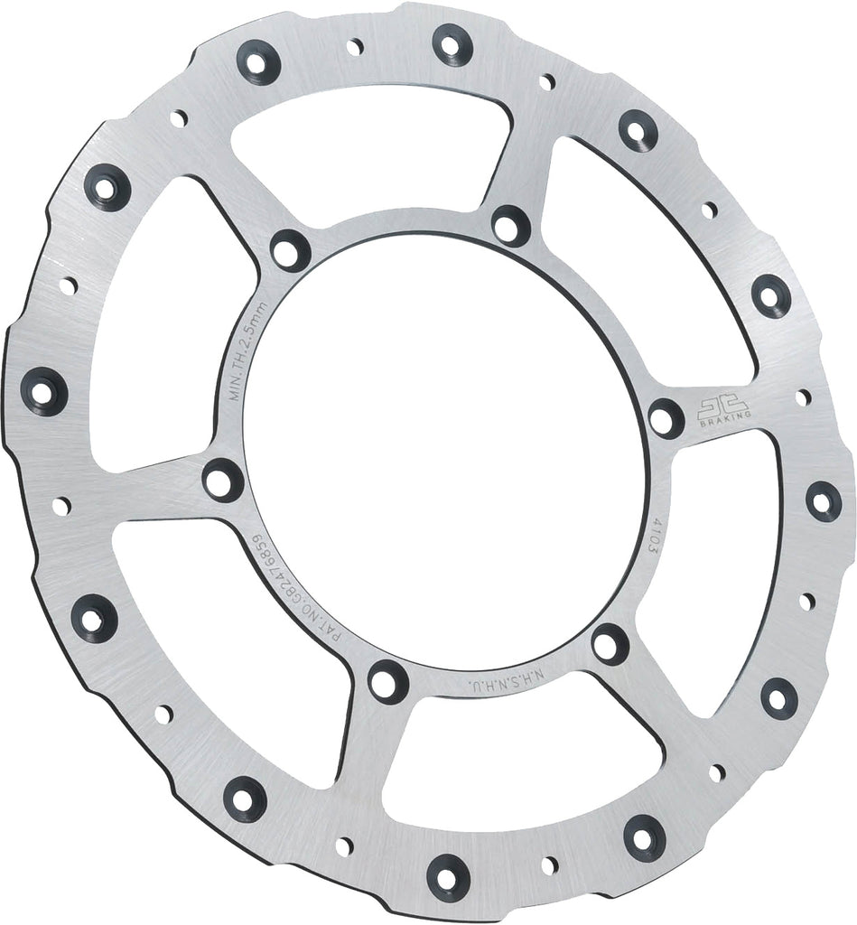 Front Brake Rotor Ss Self Cleaning Yam