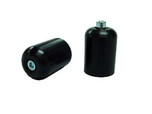 Bar End Sliders Black
