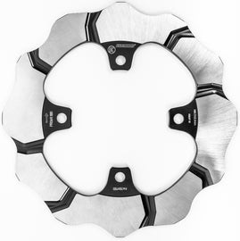 BRAKING Batfly oversized rotor for bike brakes, showing the large metal disc with branding details and mounting holes.