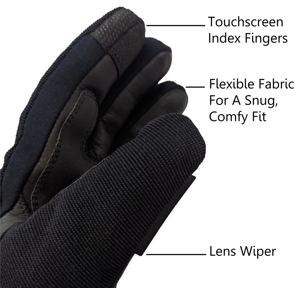 7v Activflexx Gloves Black Sm