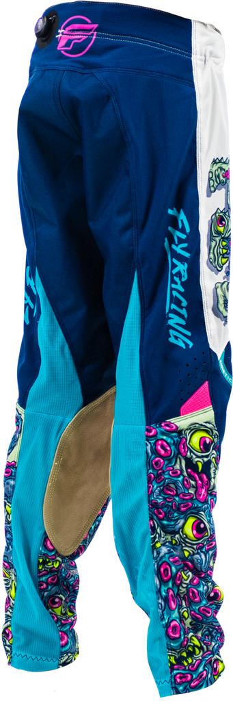 Yth Kinetic Mutant Mesh Pants White/Blue/Multi Sz 24