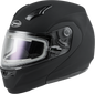 Md 04s Modular Snow Helmet W/Electric Shield Matte Blk Lg