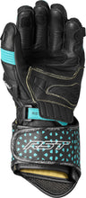 Load image into Gallery viewer, Womens Tractech Evo 4 Ce Glove Black/Aqua/Grey Leather Md