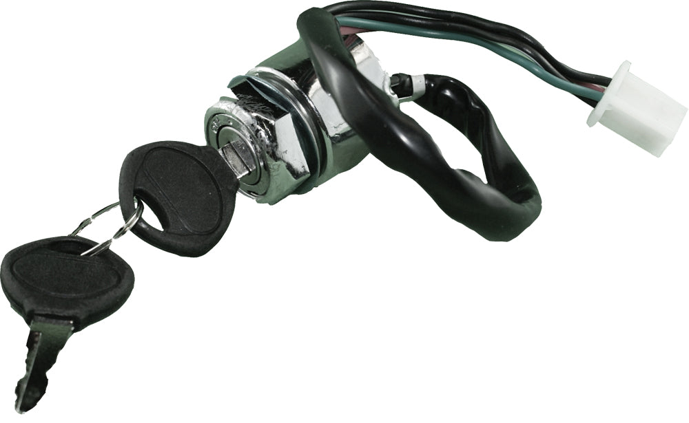 Upgrade Sealed Ignition Switch 4 Wire Male Plug