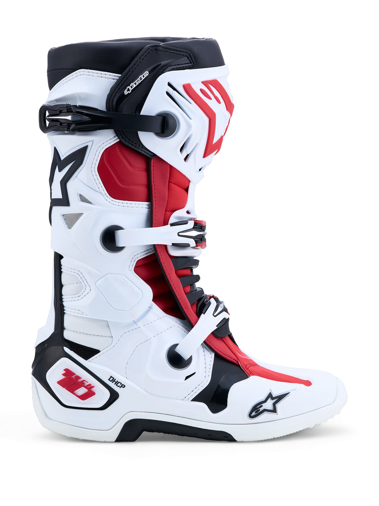 Tech 10 Boots Wht/Blk/Br Red 11