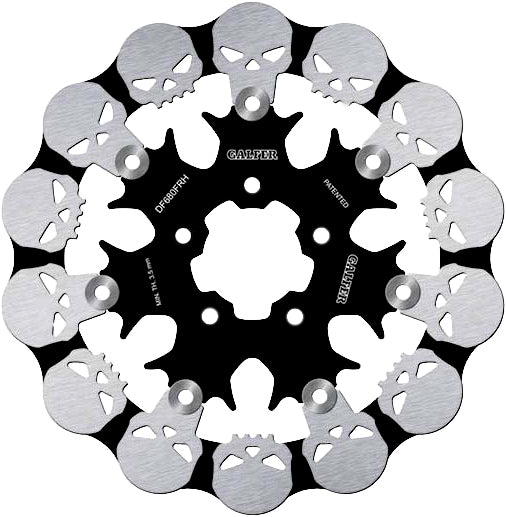 Rotor 11.5" Floating Skull Fr Black