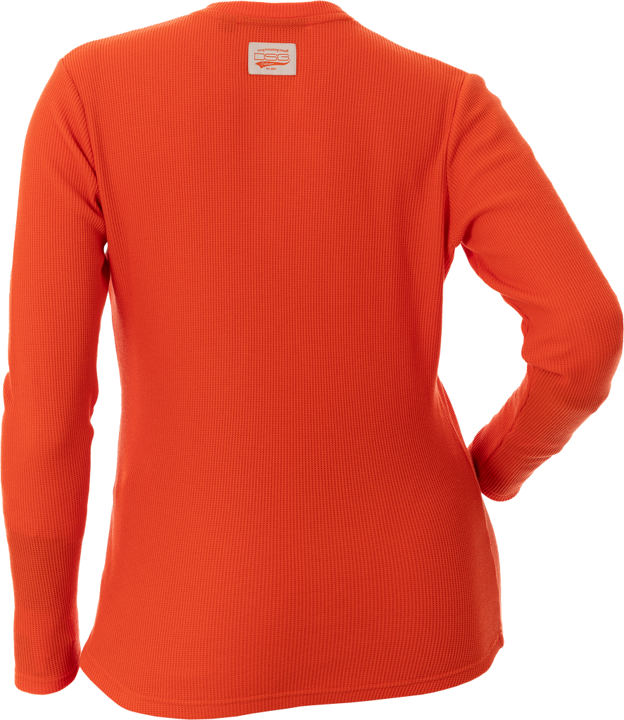 Cozy Waffle Shirt Poppy 2x