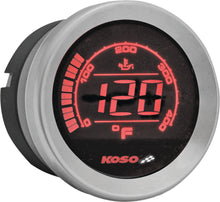 Load image into Gallery viewer, Hd 02t 2'' Oil Temp Gauge Silver Bezel