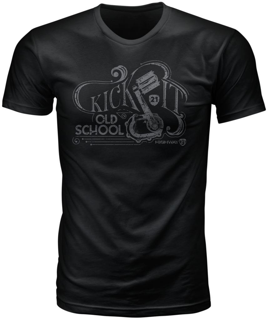 Old School Tee Black 3x