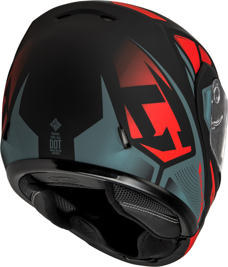 Md 04s Sector Snow Helmet Matte Black/Red 3x