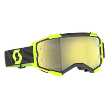 Load image into Gallery viewer, Fury Goggle Zebra Blk/Ne Ylw Ylw Crm Wrk
