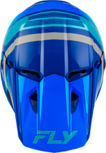 Load image into Gallery viewer, Youth Kinetic Scrap Helmet Blue/Light Blue/Grey Ys