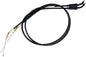 Black Vinyl Throttle Push Pull Cable Set